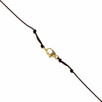 18K Yellow Gold Tanzanite and Emerald Pendant