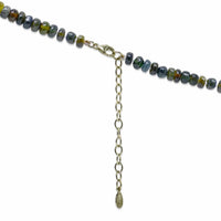Anzie 18K & 14K Yellow Gold Smooth Multicolored Tourmaline Rondelle Necklace