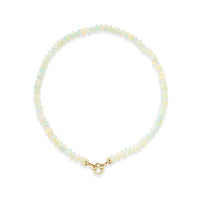 Harwell Godfrey 18K Yellow Gold Opal Bead Foundation Necklace