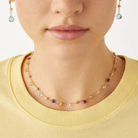 Marco Bicego 18K Yellow Gold Mixed Gemstone Paradise Necklace