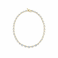 Temple St. Clair 18K Yellow Gold Oval Moonstone Eternity Necklace