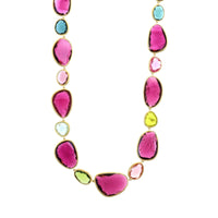 Marco Bicego 18K Yellow Gold Mixed Tourmaline Necklace