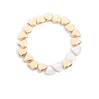 Vhernier 18K Rose Gold Freccia White Mother of Pearl and Rock Crystal Necklace