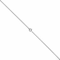 Eclat Jewels 18K White Gold Green Beryl and Diamond Pendant Necklace
