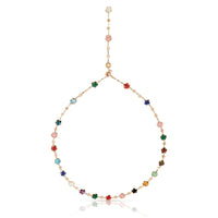 Pasquale Bruni 18K Rose Gold Multi Gemstone and Diamond Figlia Dei Fiori Necklace