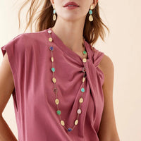 Marco Bicego Lunaria 18K Yellow Gold Multi Gemstone 36" Necklace