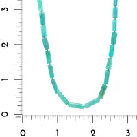 18K Yellow Gold Paraiba and Diamond Strand Necklace