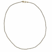 Elva 18K Yellow Gold Collanina Champagne Zircon Beaded Necklace