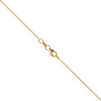 18K Yellow Gold Evil Eye Pendant with Lapis and Diamonds