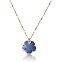 Pasquale Bruni 18K Rose Gold Lapis, Champagne, and White Diamond Petit Joli Necklace
