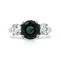 Oscar Heyman Platinum Alexandrite and Diamond Ring