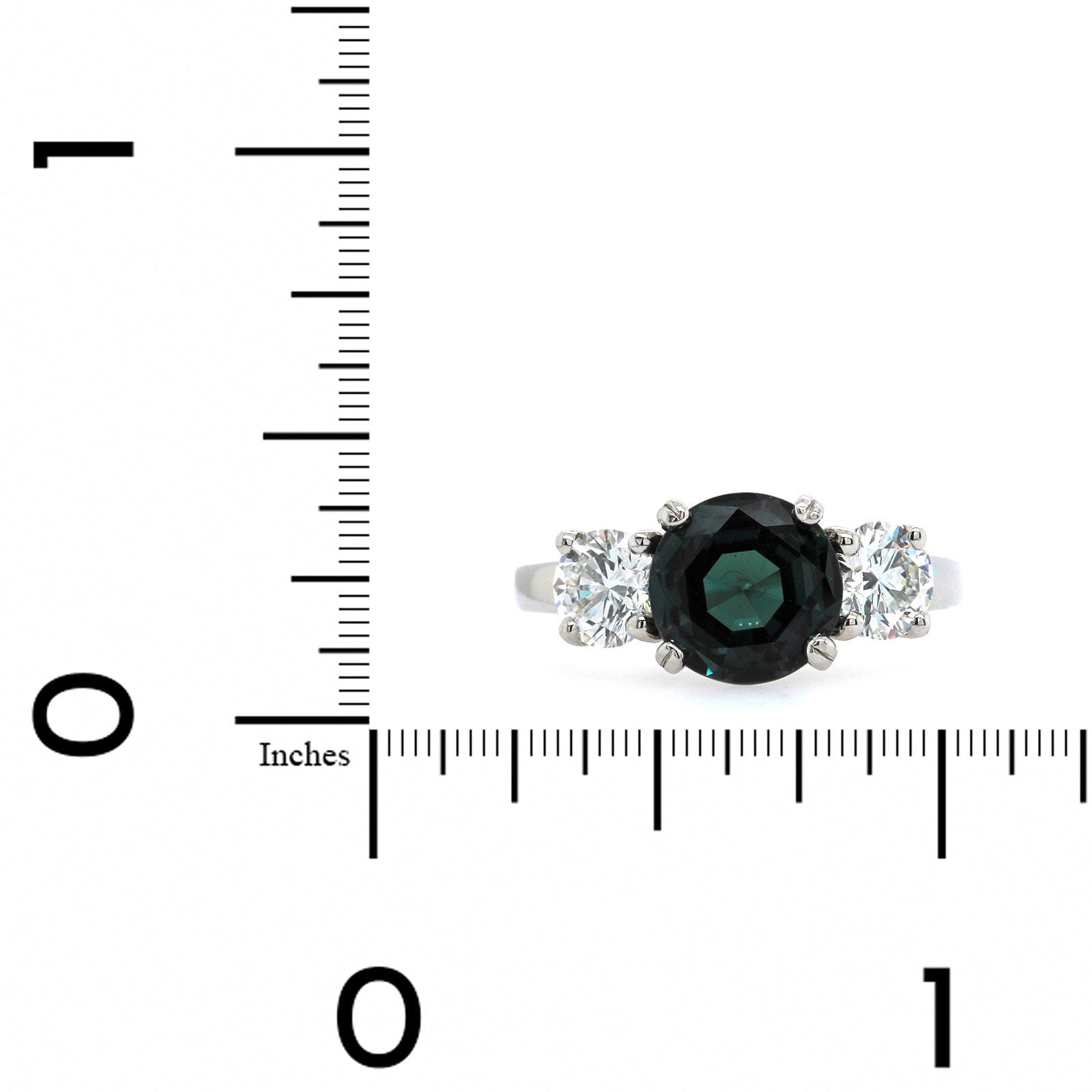 Oscar Heyman Platinum Alexandrite and Diamond Ring