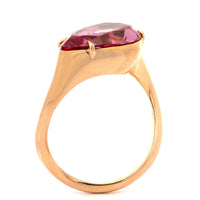 Eclat Jewels 18K Rose Gold Pear Shaped Pink Spinel Ring