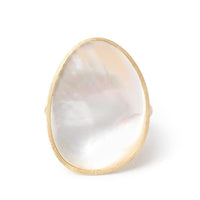 Marco Bicego Lunaria 18K Yellow Gold Mother of Pearl Ring