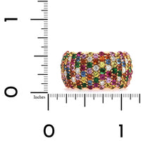 Zydo 18K Yellow Gold Diamond & Gemstone Stretch Ring