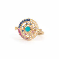 Three Stories 14K Yellow Gold Tell Your Story Flip Ring