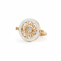 Three Stories 14K Yellow Gold Tell Your Story Flip Ring