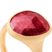 Marco Bicego Lunaria 18K Yellow Gold Thulite Ring