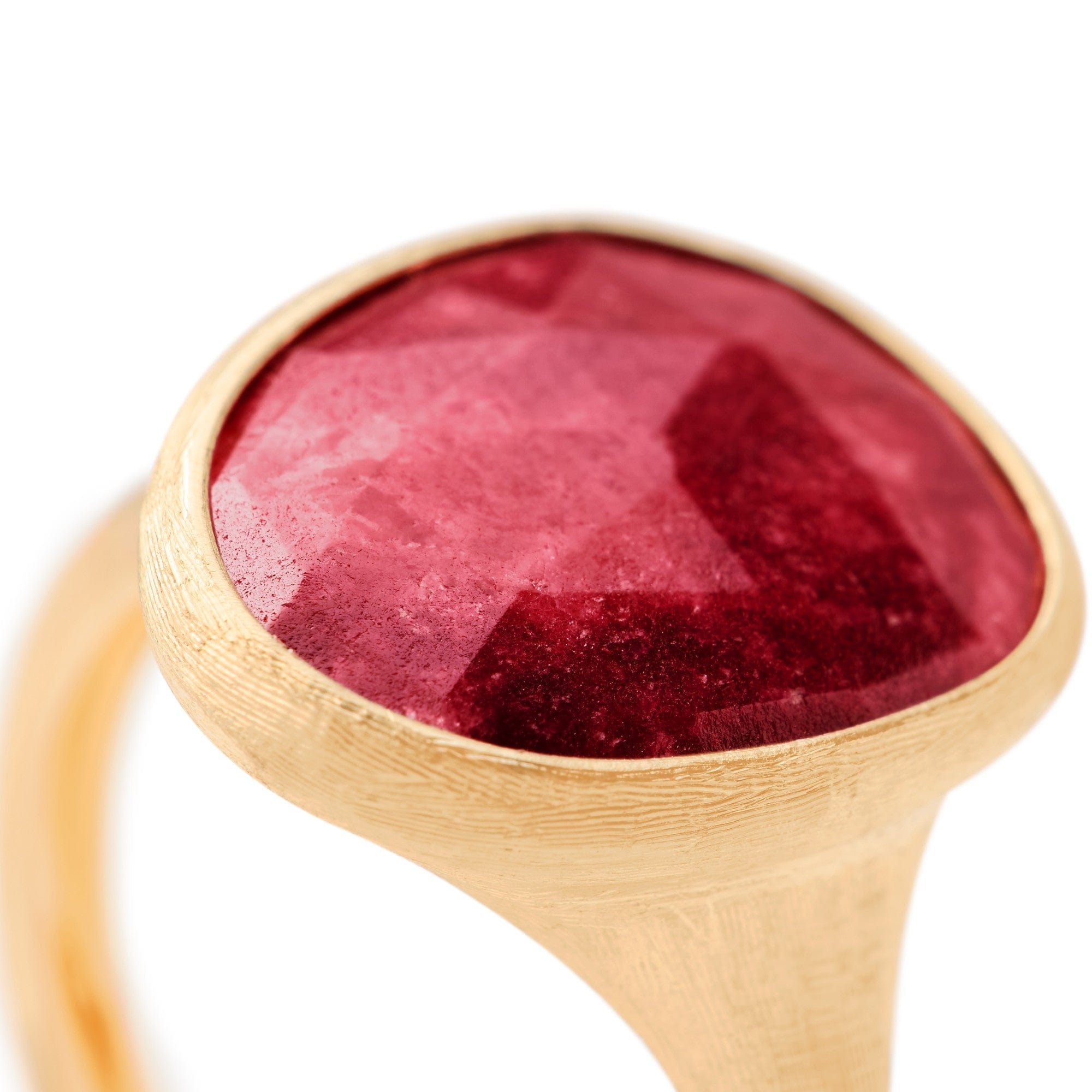 Marco Bicego Lunaria 18K Yellow Gold Thulite Ring