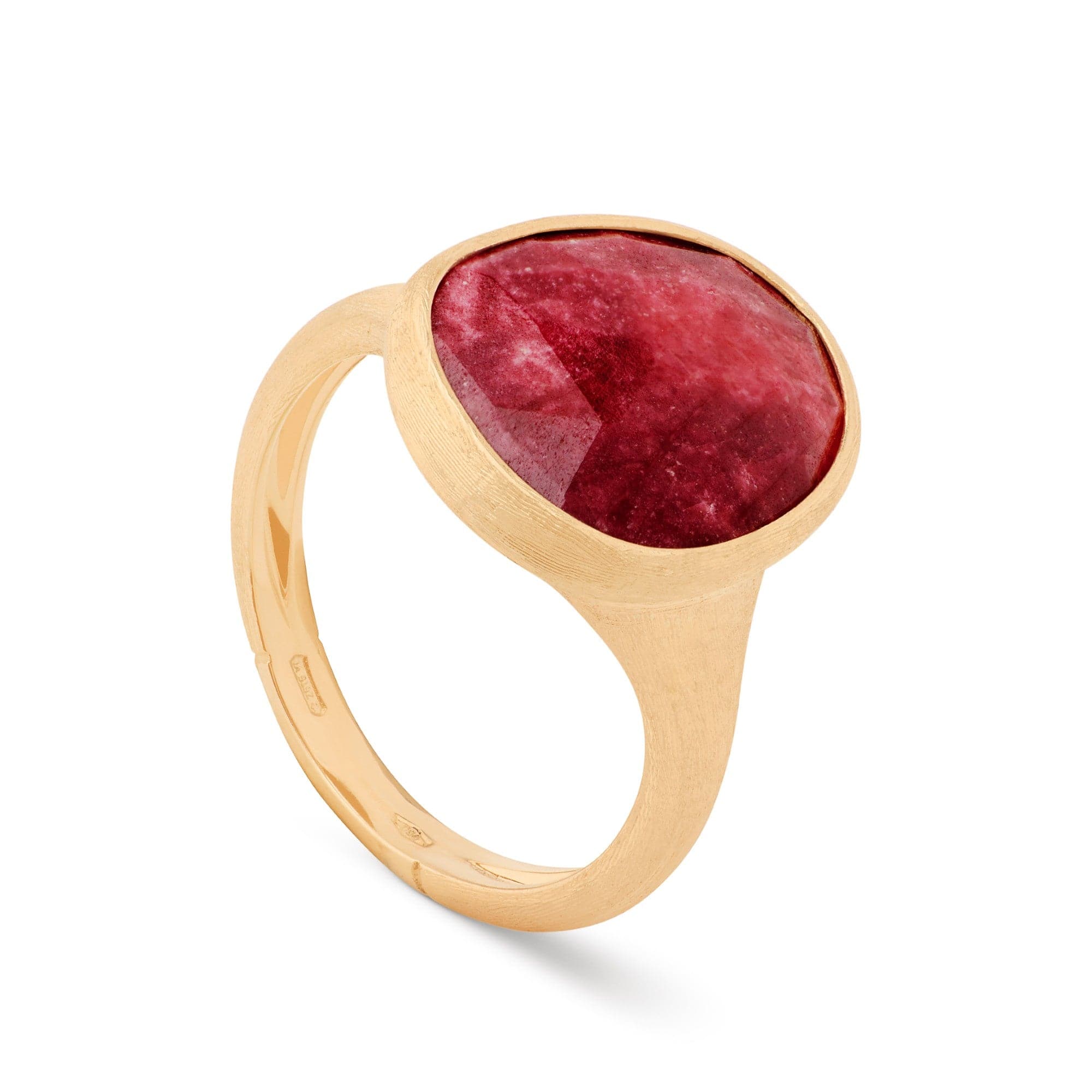 Marco Bicego Lunaria 18K Yellow Gold Thulite Ring