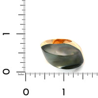 Vhernier 18K Rose Gold Rock Crystal and Mother of Pearl Alandino Ring