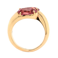 Eclat Jewels 18K Rose Gold Pear Shaped Pink Spinel Twin Ring