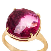 Marco Bicego Jaipur 18K Yellow Gold Large Pink Tourmaline Ring