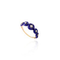 Fernando Jorge 18K Rose Gold Lapis and Diamond Ring