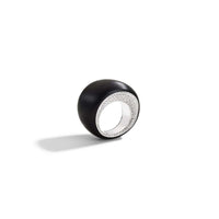 Vhernier 18K White Gold Diamond Pirouette Ring