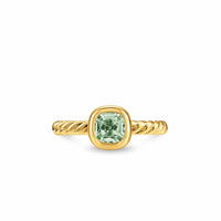 DY Mercer® Color Cable Ring 18K Yellow Gold with Prasiolite, 5.5mm