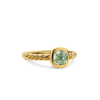 DY Mercer® Color Cable Ring 18K Yellow Gold with Prasiolite, 5.5mm