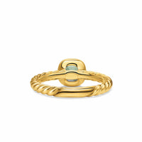DY Mercer® Color Cable Ring 18K Yellow Gold with Prasiolite, 5.5mm