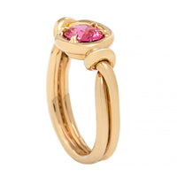 Vanessa Fernandez 18K Yellow Gold One Of A Kind Spinel Curva Ring
