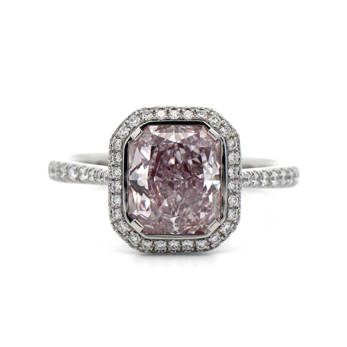 Platinum Fancy Purple Diamond Ring