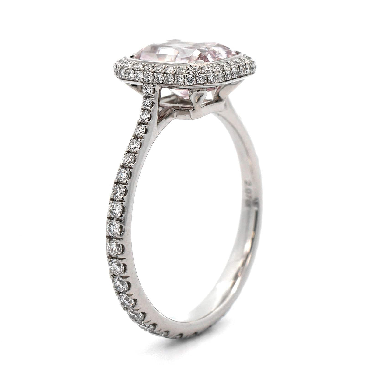 Platinum Fancy Purple Diamond Ring