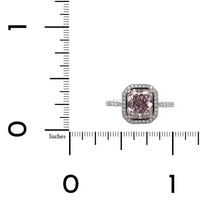 Platinum Fancy Purple Diamond Ring