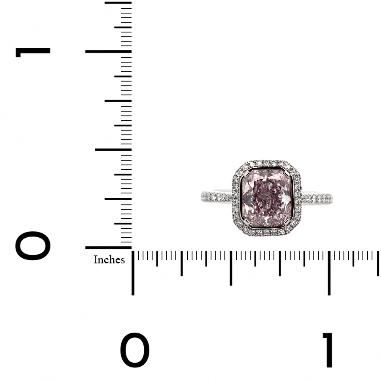 Platinum Fancy Purple Diamond Ring