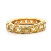 18K Yellow Gold Diamond Eternity Band