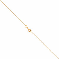 18K Yellow Gold Rose Cut Diamond Pendant Necklace