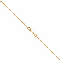 18K Yellow Gold Yellow Diamond Pendant Necklace