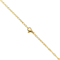 18K Yellow Gold Fancy Diamond Pendant Necklace