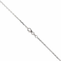 18K White Gold Sapphire, Black Opal, and Diamond Pendant Necklace