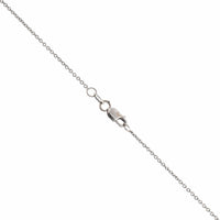 18K White Gold Opal and Diamond Halo Pendant Necklace