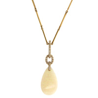 Eclat Jewels 18K Rose Gold Opal & Diamond Link Necklace