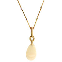 Eclat Jewels 18K Rose Gold Opal & Diamond Link Necklace
