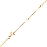 14K Yellow Gold Round Opal and Diamond Halo Pendant Necklace