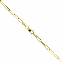 18K Yellow Gold Oval Yowah Opal Chain Necklace