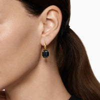 Marbella Drop Earrings 18K Yellow Gold with Black Onyx, 11mm