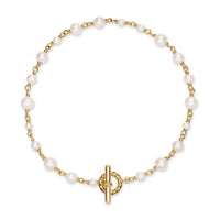 Pearl Classics Toggle Chain Bracelet 18K Yellow Gold, 4.5mm