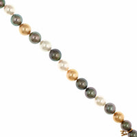 Mikimoto 18K Yellow Gold Multi South Sea Pearl Bracelet